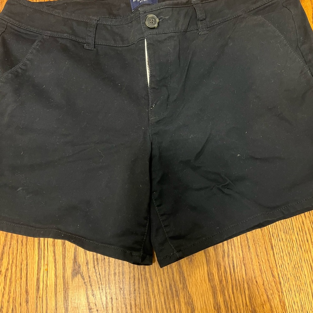 Black Casual Shorts